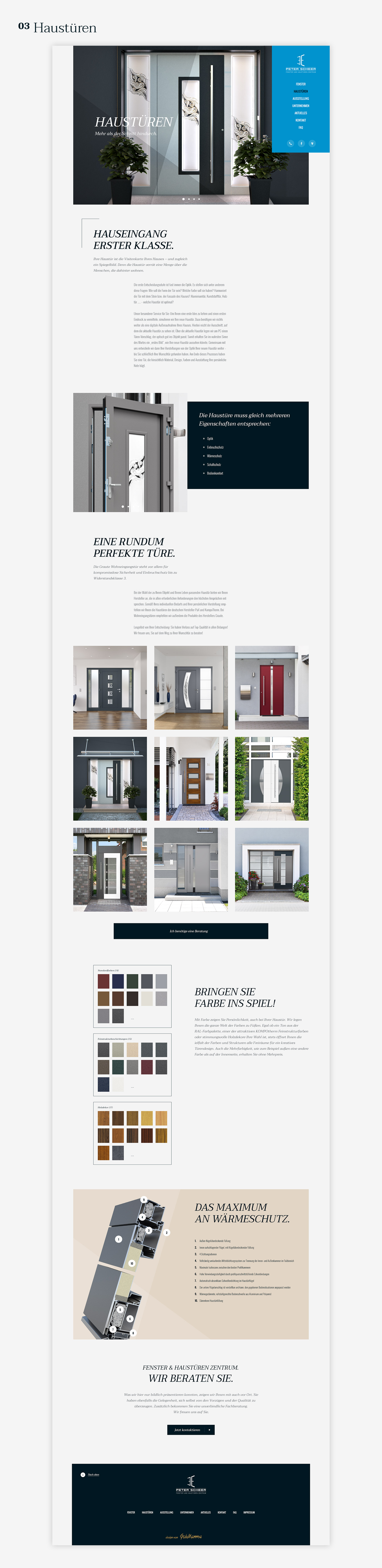 Fenster und Haustürenzentrum Website